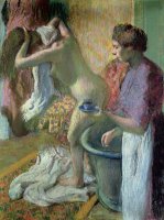 Breakfast after a Bath by Edgar Degas