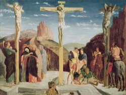 Calvary, After a Painting by Andrea Mantegna (1431 1506) (oil on Canvas) by Edgar Degas