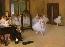 Dance Class by Edgar Degas