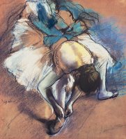 Dancer Fastening her Pump by Edgar Degas