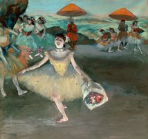 Dancer with Bouquet by Edgar Degas
