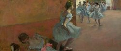Dancers Ascending a Staircase by Edgar Degas