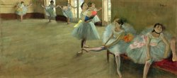 Dancers in the Classroom by Edgar Degas