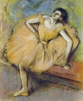Danseuse Assise by Edgar Degas