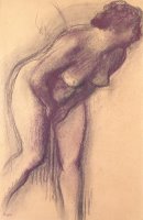 Female Standing Nude by Edgar Degas