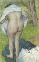 Girl Drying Herself by Edgar Degas