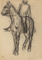 Horse And Rider by Edgar Degas