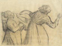 Laundress Carrying Linen by Edgar Degas