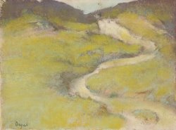 Pathway in a Field by Edgar Degas