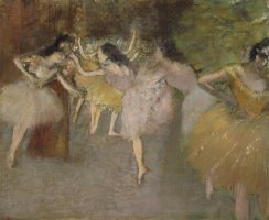 Rehearsal Before The Ballet by Edgar Degas