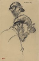 Study of a Jockey (m. De Broutelles) by Edgar Degas