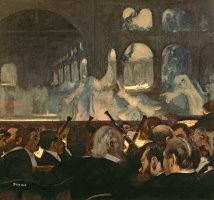 The ballet scene from Meyerbeer's opera Robert le Diable by Edgar Degas