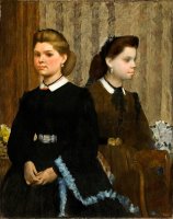 The Bellelli Sisters (giovanna And Giuliana Bellelli) by Edgar Degas