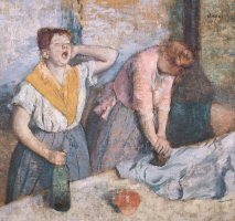 The Laundresses by Edgar Degas
