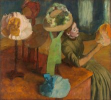 The Millinery Shop by Edgar Degas