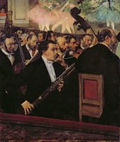 The Opera Orchestra by Edgar Degas