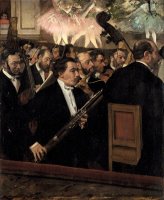 The Orchestra at The Opera by Edgar Degas