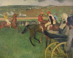 The Race Course by Edgar Degas