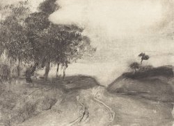 The Road (la Route) by Edgar Degas