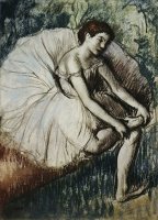 Tired Dancer by Edgar Degas