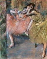 Two Dancers by a Hearth by Edgar Degas