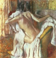 Woman drying herself by Edgar Degas