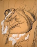 Woman Drying Herself by Edgar Degas