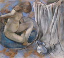 Woman in the Tub by Edgar Degas