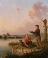 The Young Anglers by Edmund Bristow