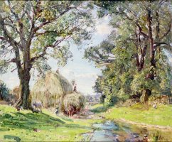 Surrey Landscape by Edmund George Warren