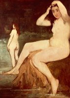 Bathers On Seine by Edouard Manet