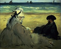 On the Beach by Edouard Manet