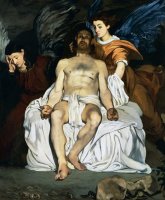 The Dead Christ And Angels by Edouard Manet