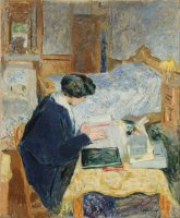 Lucy Hessel Reading (lucy Hessel Lisant) by Edouard Vuillard