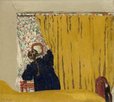 The Yellow Curtain by Edouard Vuillard
