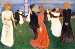 Dance of Life 1900 by Edvard Munch