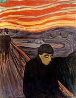 Despair 1894 by Edvard Munch