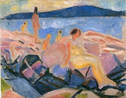 High Summer II 1915 by Edvard Munch