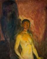 Self Portrait in Hell by Edvard Munch