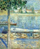 The Seine at Saint Cloud by Edvard Munch