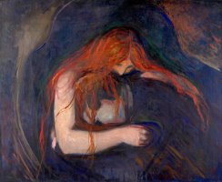 The Vampire by Edvard Munch
