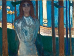 The Voice , Summer Night by Edvard Munch