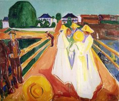Women on The Bridge by Edvard Munch