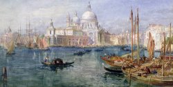 St Maria Della Salute Venice by Edward Angelo Goodall