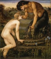 Pan And Psyche by Edward Burne Jones