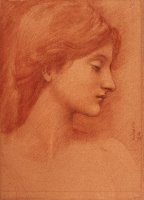 Study of a Female Head by Edward Burne Jones