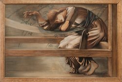 The Briar Rose Study for The Garden Court by Edward Burne Jones