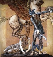 The Perseus Series The Death of Medusa I by Edward Burne Jones