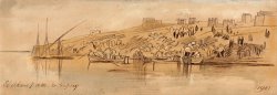 Luxor, 7 00 Am, 20 January 1867 (198) by Edward Lear