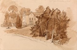 Manor (knowsley Lane ) by Edward Lear